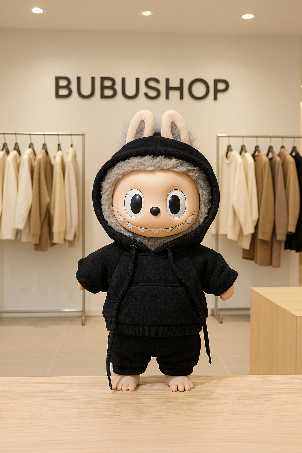 Bubu en hoodie