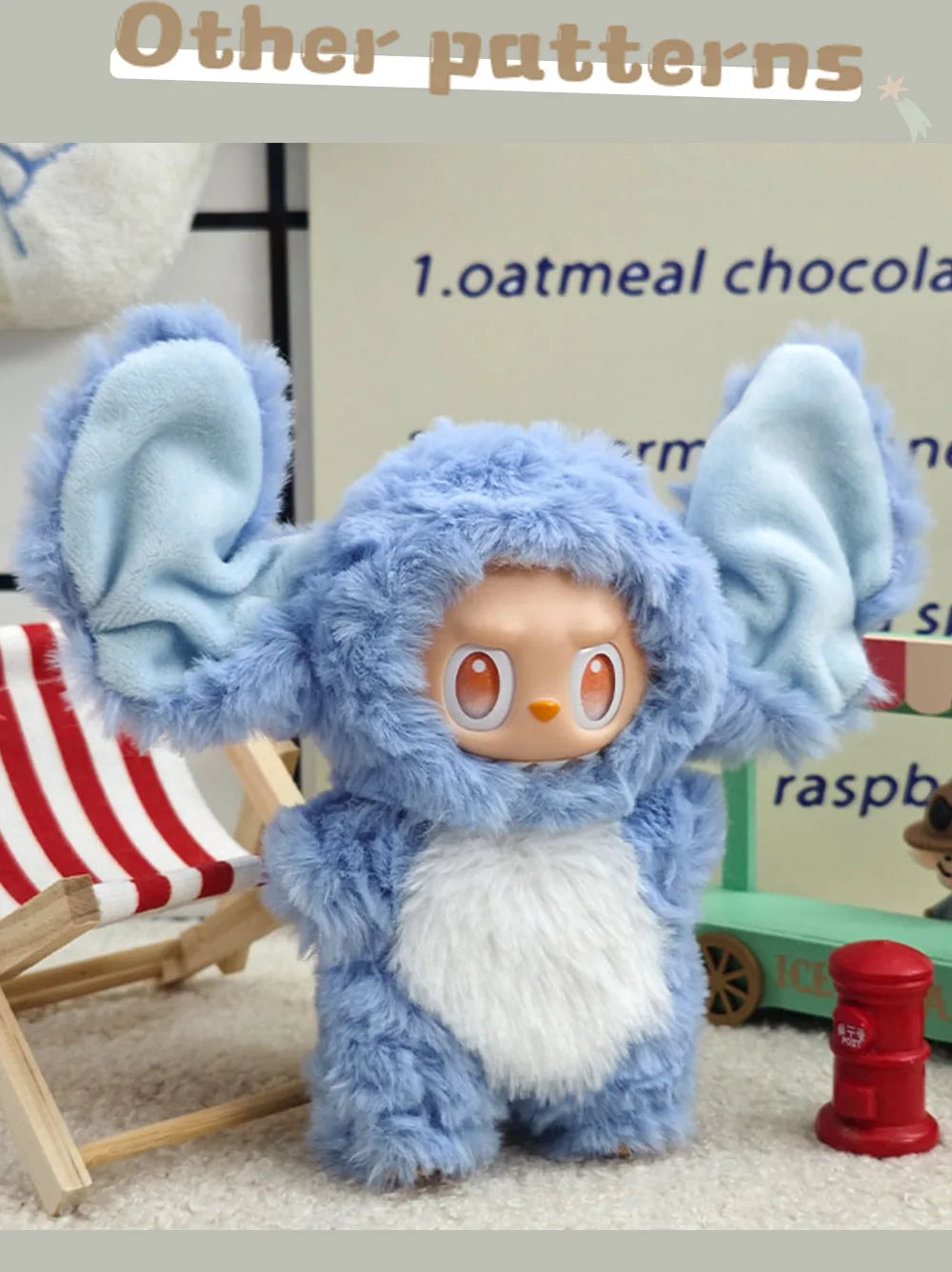 Bubu Stich bleu